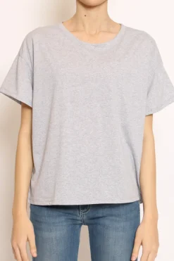 Zeroassoluto T-shirt scatola mezza manica grigio melange