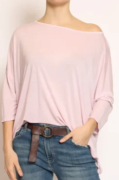 Zeroassoluto T-shirt scatola over 100%LYOCELL FIBRA NATURALE