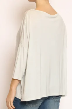 Zeroassoluto T-shirt scatola over 100%LYOCELL FIBRA NATURALE