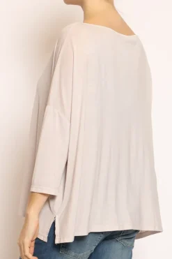 Zeroassoluto T-shirt scatola over 100%LYOCELL FIBRA NATURALE
