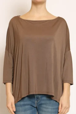 Zeroassoluto T-shirt scatola over 100%LYOCELL FIBRA NATURALE