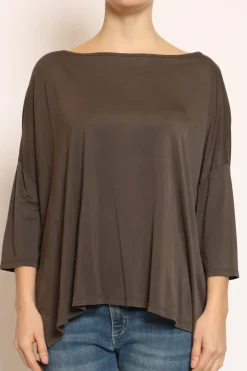 Zeroassoluto T-shirt scatola over 100%LYOCELL FIBRA NATURALE