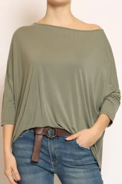 Zeroassoluto T-shirt scatola over 100%LYOCELL FIBRA NATURALE