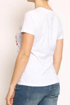 Have one T-shirt SELF LOVE CLUB bianco
