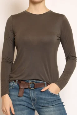 Zeroassoluto T-shirt slim fit 100% LYOCELL FIBRA NATURALE