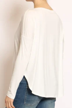 Kontatto T-shirt stondata off white
